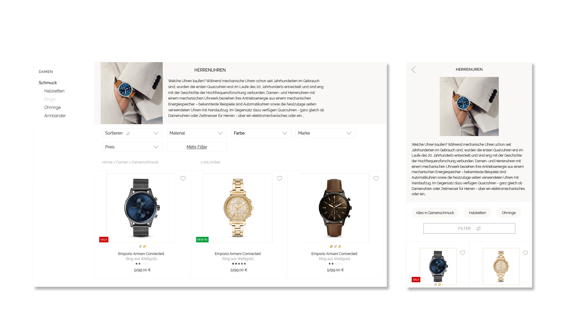 Valmano UX screen