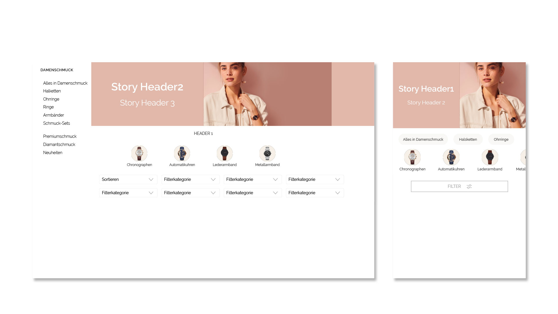 Valmano UX screen