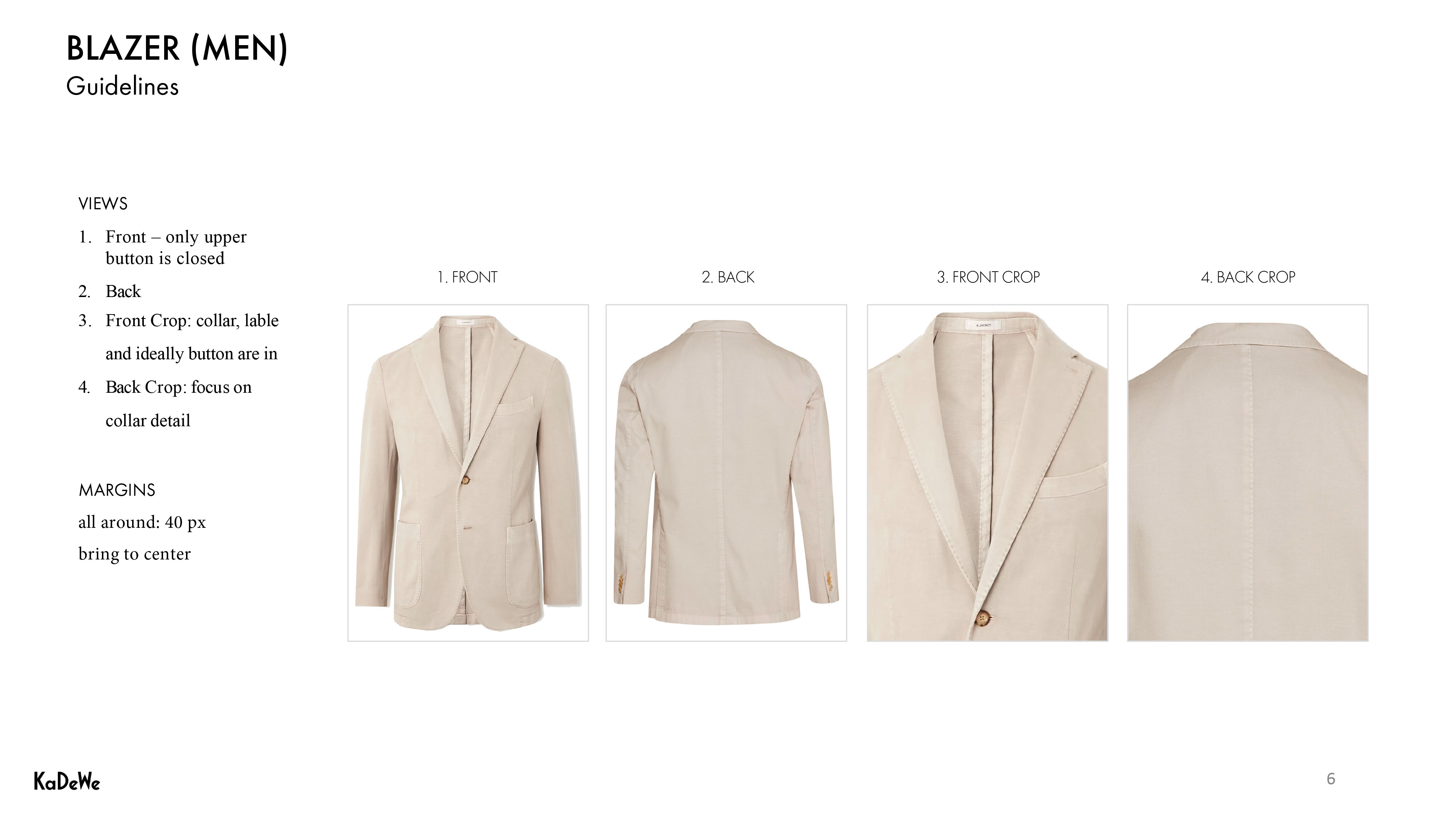 Packshot, jackets